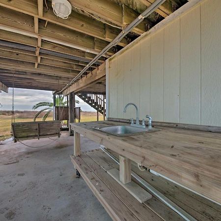 Galveston Beach House With Private Deck And Gulf Views Exterior foto