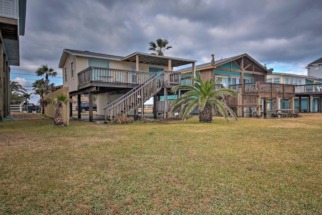 Galveston Beach House With Private Deck And Gulf Views Exterior foto