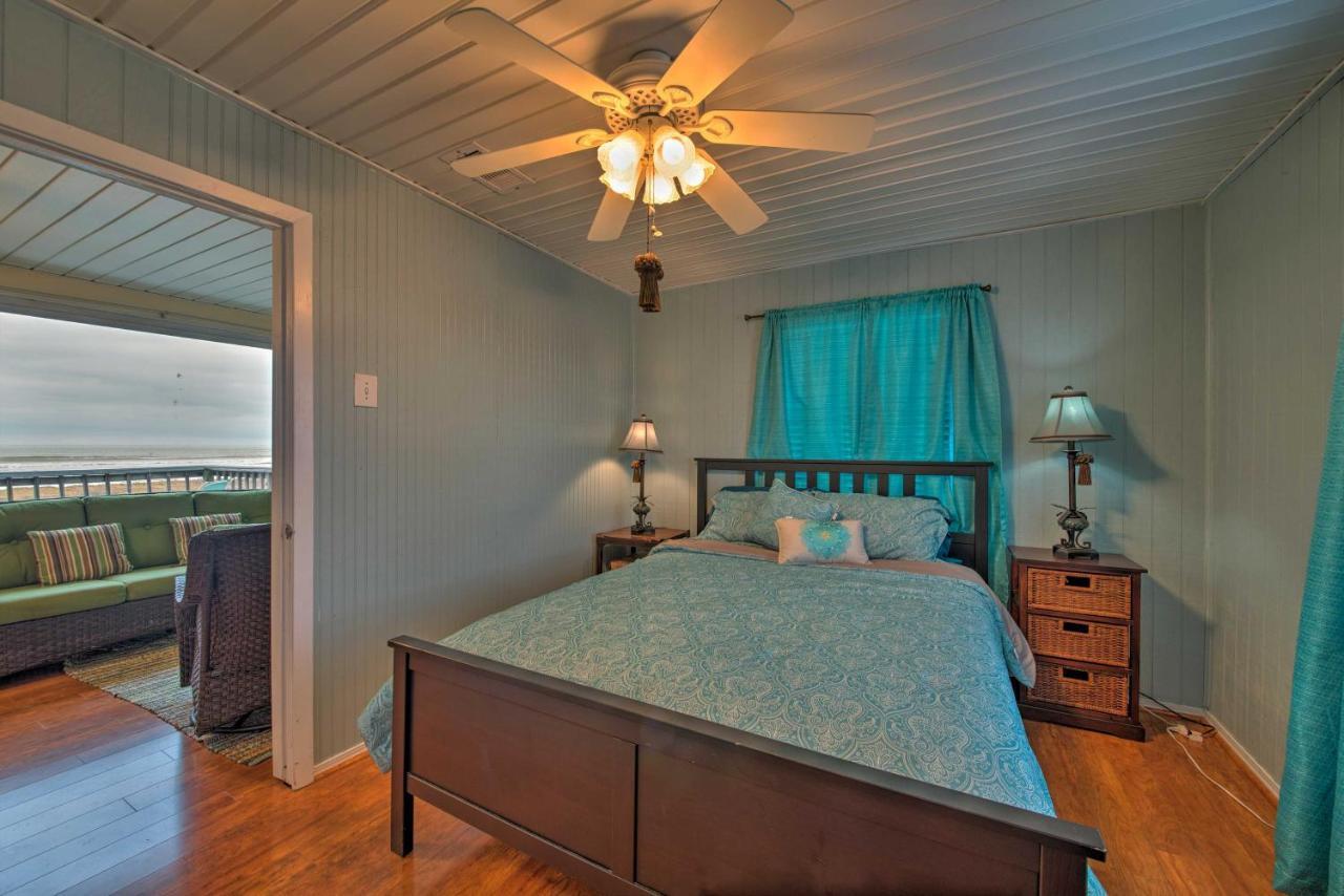 Galveston Beach House With Private Deck And Gulf Views Exterior foto