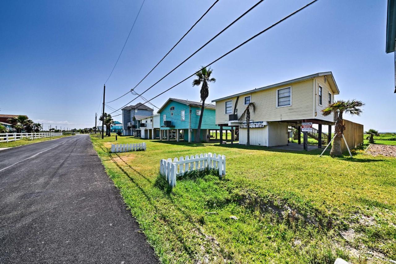 Galveston Beach House With Private Deck And Gulf Views Exterior foto